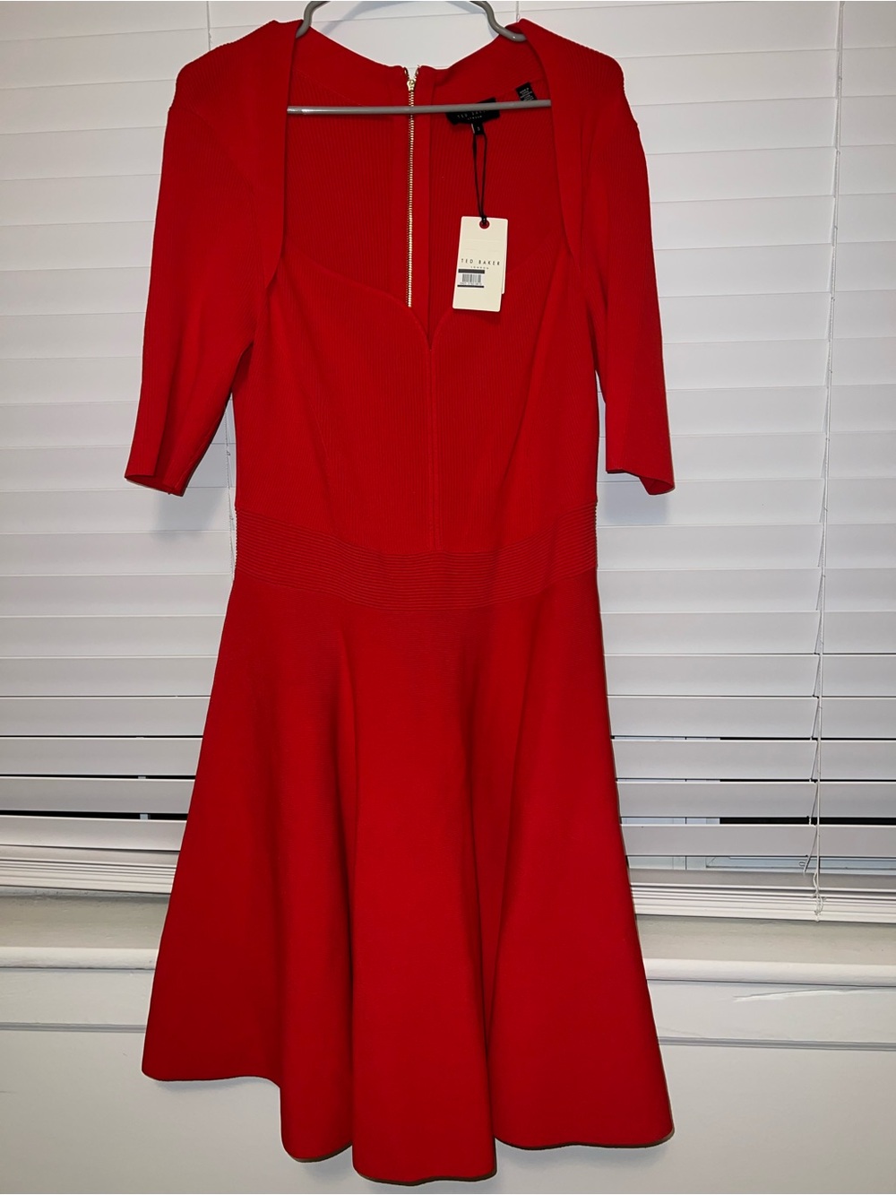 Ted Baker Red Fit-and-Flare Women's Dress